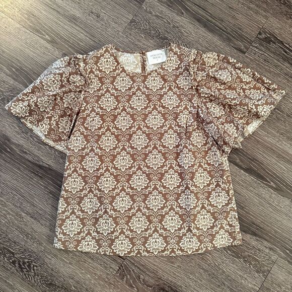 Hyacinth House Tops - Hyacinth House Moss Printed Molli Blouse